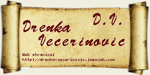 Drenka Večerinović vizit kartica